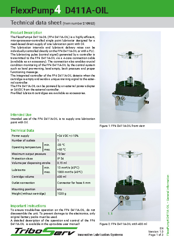 flexxpump fp4 d411a oil 210953 en