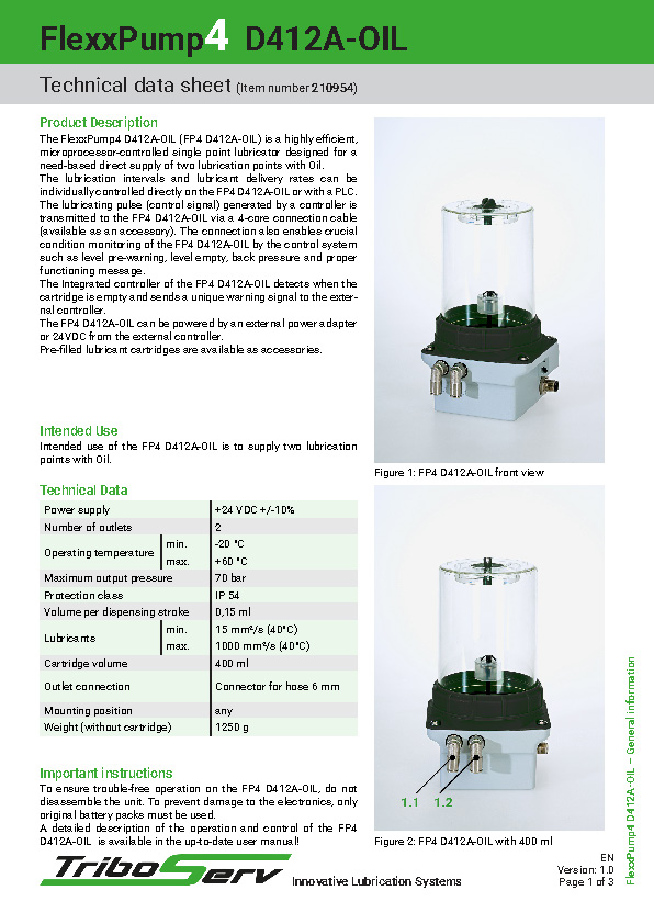 flexxpump fp4 d412a oil 210954 en