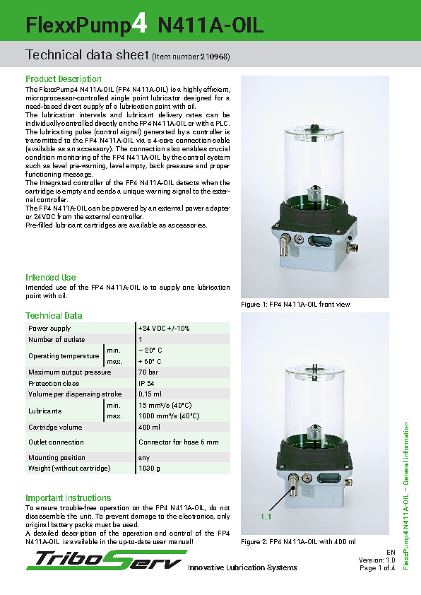 flexxpump fp4 n411a oil 210968 en